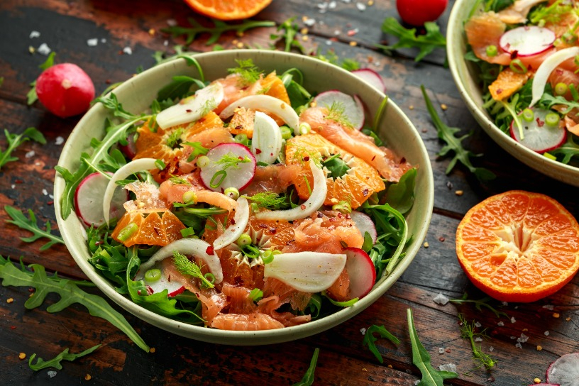 Insalata con clementine